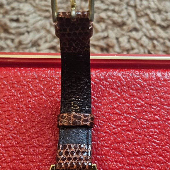 Vintage Seiko Mickey Mouse Watch 2K02-5009 Womens Gold Tone 60th Anniv with Box - Picture 9 of 11